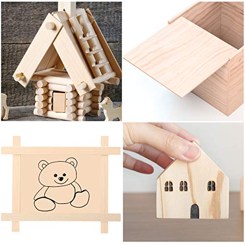 KEILEOHO 16 PCS 1x1x4 Inch Basswood Carving Blocks, Basswood Carving Wood,  Wood Blocks for Carving, Wooden Projects, Suitable for Beginner