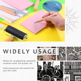 Swpeet 41Pcs Rubber Stamp Making Kit, Rubber Stamp Carving Blocks, 1 Whetstone, Craft Knife, Ink Roller, Plastic Stamp, Wooden Stamp and Rice Paper Swpeet