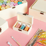 Juvale 5 Pack Unfinished Wooden Boxes with Hinged Lids Arts and Crafts, Wood Storage Boxes to Paint (Natural, 5 Assorted Sizes) Juvale
