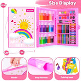 iBayam Art Supplies, 139-Pack Drawing Kit Painting Art Set Art Kits Gifts Box, Arts and Crafts for Kids Girls Boys, with Coloring Book, Crayons, iBayam