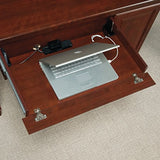 Sauder Heritage Hill Computer Credenza, L: 59.25" x W: 20.47" x H: 30.24", Classic Cherry Sauder