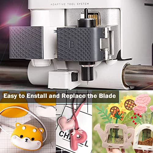 Explore Deep Cut Blade and Housing for Cricut Maker, Niantime Replacement Deep point Blade Compatible with Explore Air2/ Air3/ Maker/Maker 3 Cutting Niantime