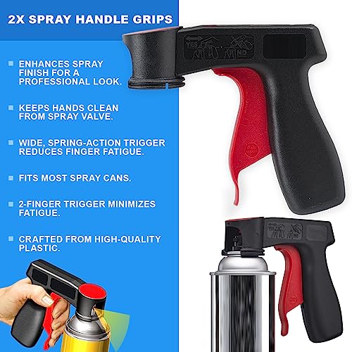 Mod Podge Spray Acrylic Sealer Mod Podge Matte and Gloss 2-Pack, Clear Coating Matte Paint Sealer Spray, 2X Spray Can Sprayer Handle GRAS Art Bundles