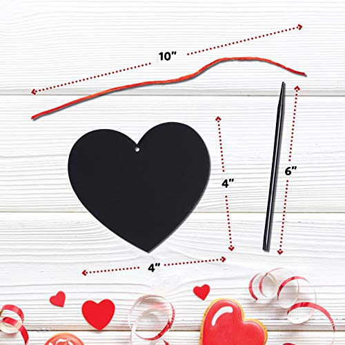Neliblu Valentine's Day Decoration Scratch Art Paper Crafts Kit Bulk Pack of Scratch Hearts with Magic Rainbow Colors - Rainbow Scratch Art for Kids