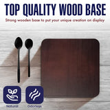 Hand Casting Kit for Couples | DIY Plaster Statue Molding Kit | DIY Hand Mold Kit | Anniversary for Men, Women | Wedding Gift | Wooden Mahogany Base KOOL KRAFTS