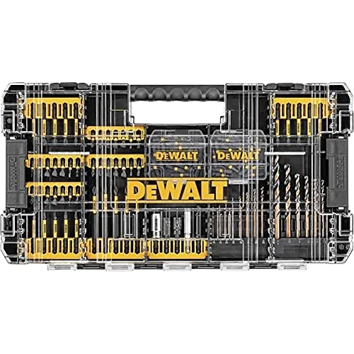 DEWALT FlexTorq 100-Piece Impact Driver Bit Set (DWANGFT100SETC) - WoodArtSupply