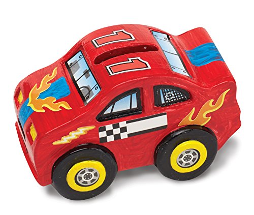 Melissa & Doug Created by Me! Race Car Bank Craft Kit - WoodArtSupply