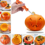 Elmchee Halloween Pumpkin Carving Tools,Jack-O-Lanterns 13 Piece Professional pumpkin cutting carving supplies tools Kit stainless steel lengthening Elmchee