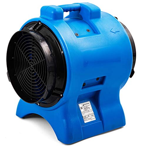 MOUNTO 1HP 3000cfm 12inch Industrial Axial Blower Ventilation Fan Exhaust Blower MOUNTO