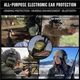 ISOtunes Sport DEFY Shooting Earmuffs: Rechargeable Bluetooth Hearing Protection ISOtunes