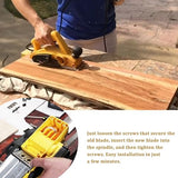 3-1/4-Inch planer blades 82mm Replacement For Makita 1900B KP0800，DeWalt DW6655 D26676 DW680 and Most Hand-Held Planer (Set of 4) HNF