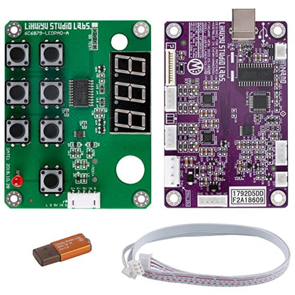 LIHUIYU CO2 Laser Controller Suit M2 Nano Mainboard + Control Panel +Cable + Dongle B System for Engraver Cutter DIY 3020 3040 K40 - WoodArtSupply