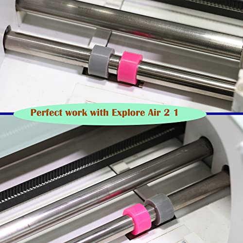 Rubber Roller Replacement Compatible with Cricut Maker 3 Maker and Explore Air 2 1 Serie [12Packs] Crvicv
