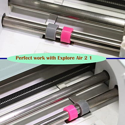 Rubber Roller Replacement Compatible with Cricut Maker 3 Maker and Explore Air 2 1 Serie [12Packs]