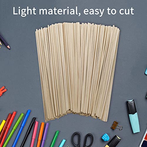  250PCS Balsa Wood Sticks for Projects Making Hardwood Square  Dowels 1/2 1/4 1/8 3/8 3/16 5/16 x 6 Inch Square Dowel Rods for DIY Molding  Crafts Unfinished Wooden Strips for DIY : Arts, Crafts & Sewing