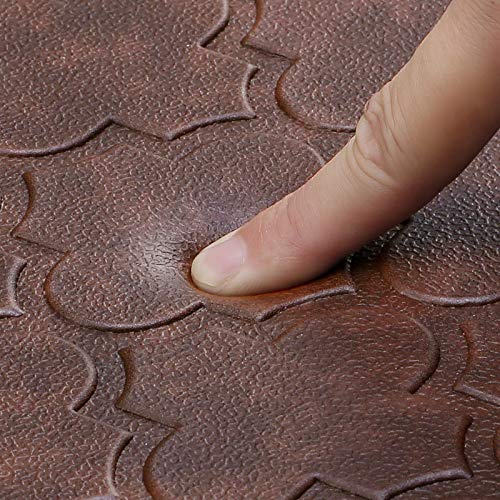 WISELIFE Kitchen Mat Cushioned Anti Fatigue Floor Mat,17.3"x28", Thick Non Slip Waterproof Kitchen Rugs and Mats,Heavy Duty Foam Standing Mat for - WoodArtSupply