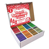 Cra-Z-art Super Jumbo Crayon Bulk Class Pack 200ct 8 Assorted Colors Cra-Z-Art