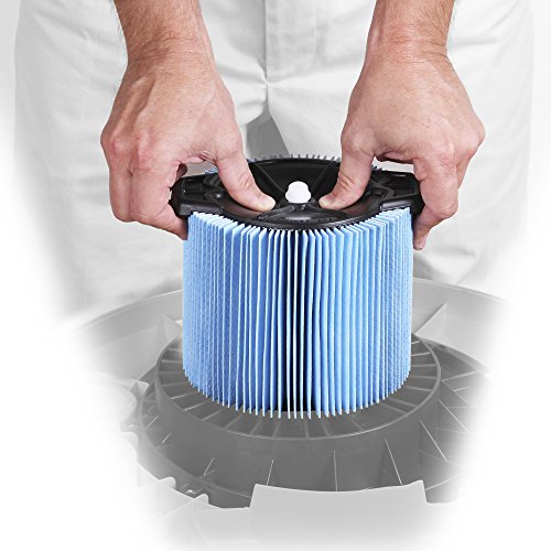 RIDGID Wet Dry Vacuums VAC4010 2-in-1 Compact and Portable Wet Dry Vacuum Cleaner with Detachable Blower, 4-Gallon, 6.0 Peak HP Leaf Blower Vacuum RIDGID