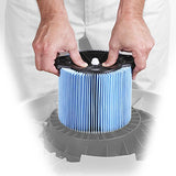 RIDGID Wet Dry Vacuums VAC4010 2-in-1 Compact and Portable Wet Dry Vacuum Cleaner with Detachable Blower, 4-Gallon, 6.0 Peak HP Leaf Blower Vacuum RIDGID