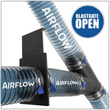 6 Pack of Fulton 4 inch Blast Gates with Double Sided Port – for Use With Dust Collection Machinery - Vacuums with 4 inch Hose Fulton Woodworking Tools