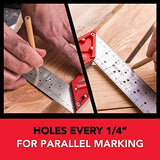 Kapro - 353 Professional Ledge-It Try & Mitre Square - For Leveling and Measuring - Features Stainless Steel Blade, Retractable Ledge, and Etched KAPRO