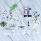 ArtSkills Epoxy Resin Kit for Beginners, Clear Craft Resin Art Kit with Silicone Molds, Alcohol Inks, Glitter, Mica Powder & Accessories, 41 pc ArtSkills
