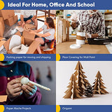 Vanhench Brown Wrapping Paper, Craft Paper, Kraft Paper Roll 17.8"x 1200"(100'), Gift Wrapping Bulletin Board Arts & Crafts, Bouquet Flower Table Vanhench