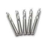 OSCARBIDE Up & Down Cut Carbide End Mills 1/8 Inch Shank 3.175x17mm CNC Spiral Router Bits 2 Flutes Milling Cutter for Engraving Milling 3D OSCARBIDE