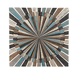 Deco 79 Wood Starburst Handmade Carved Wall Decor, 36" x 1" x 36", Multi Colored Deco 79