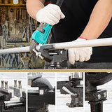 Table Vise, 2 in 1 Bench Vise Universal Rotate 360° Work Clamp-On Vise,Table Vice With Multifunctional Jaw and Quick Adjustment Button for ZTUKOMN