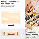 ARTEZA Acrylic Paint Set, 35-Piece Art Set, Includes 24 Acrylic Paints, 5 Brushes, 1 Paint Palette, 1 Paint Knife, 3 Painting Pads, and Storage Case, ARTEZA