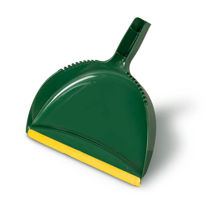 Pine-Sol Jumbo Dustpan, 13.2” | Heavy Duty Dust Pan with Rubber Edge | Clip-On Design Attaches to Standard Broom Sticks, Green - WoodArtSupply