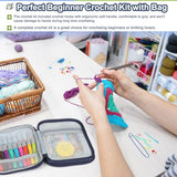 Katech 85-Piece Crochet Hooks Set, Crochet Hook Kit with Storage Case, Ergonomic Knitting Needles Weave Yarn Kits DIY Hand Knitting Craft Art Tool Katech