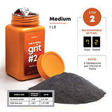 Dan&Darci Rock Tumbler Grit Refill Kit - 3.5 Pounds Grits Media + Poly Plastic Pellets - Rocks Polishing Refills for Any Brand Rock Tumblers - Rock Dan&Darci