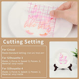 IModeur Holographic Vinyl for Cricut Opal Permanent Holographic Vinyl Bundle (5 Pack, 12” x 12”) Permanent Adhesive Vinyl Sheets for DIY Crafts, IModeur