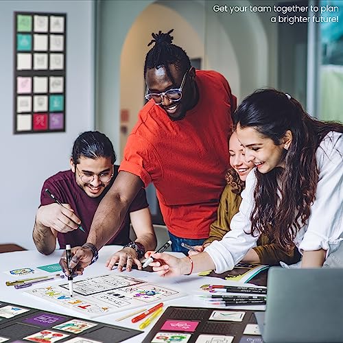 ARTEZA Vision Board Kit, Experience Box | Creative Art & Craft Set for Goal Setting, Party Kit for Group Activities, Business Planning, Personal ARTEZA