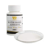 Gilding Adhesive Kit, Gold Leaf Sheets Glue, Gold Foil Paint for Craft Art, Epoxy Resin, Glass, Wood Use（90 ml + Brush + Gloves) YongBo