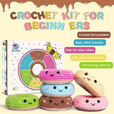 Crochet Kit for Beginners, Beginner Crochet Starter Kit w Step-by-Step Video Tutorials, Learn to Crochet Kits for Adults & Kids, DIY Knitting Crochetta