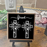 Christian Stencils Painting on Wood, Religious Bible Stencils for Journaling Reusable Motivational Saying Faith God Bible Verse Stencils for Huahui