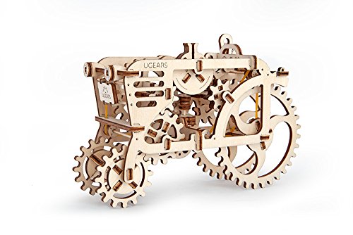UGEARS Models 3-D Wooden Puzzle - Mechanical Tractor HQ Kites and Designs