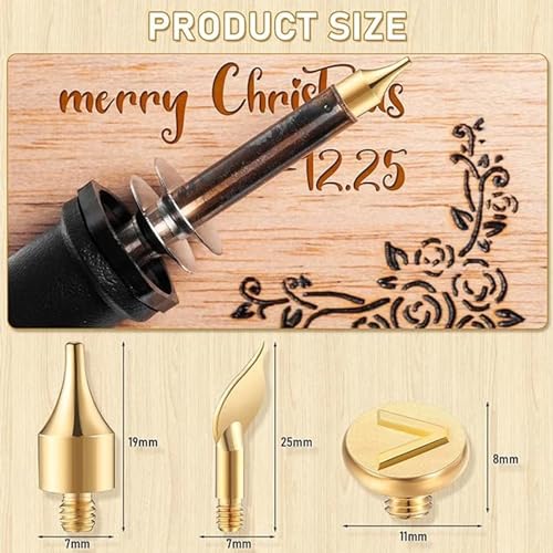 82 PCS Wood Burning Accessories for Pyrography Pen Wood Embossing Carving  DIY Crafts