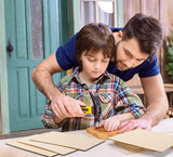 6 Pack Basswood Sheets 12 x 18 x 1/8 Inch-3 mm Unfinished Plywood for Craft Thin Wood Boards Sheets Rectangle Wood Panels for DIY School Projects, AWIZOM