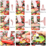 Praise V Do Diamond Painting Art Drill Pen Kit with Screw Stainless Steel Silver Metal Tip Nibs Placers Roller Tool Accessories, Ergonomic Diamond Praise V Do