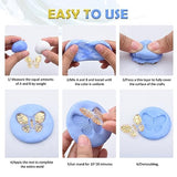 Silicone Putty - 7/8 LB Flexible Silicone Mold Making Kit for Reusable Silicone Molds Making - Easy 1:1 Mixing Ratio Fast Cured Molding Putty for DecorRom