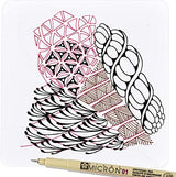 SAKURA Pigma Micron Fineliner Pens - Archival Black Ink Pens - Pens for Writing, Drawing, or Journaling - Black Ink - 01 Point Size - 6 Pack SAKURA