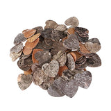 SUPVOX 80pcs Unfinished Wood Heart Cutouts Rustic Wooden Heart Shapes Log Slices for Wedding Centerpieces Arts Crafts DIY Decoration SUPVOX