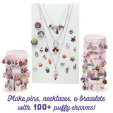 Craft-tastic — Puffy Charming Charms — Designs Pins, Necklaces, and Bracelets — Fun Creative Craft Kit for Ages 8+ Craft-tastic