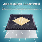 MCWlaser Honeycomb Working Table 15.7"x15.7"/400x400mm Honeycomb Laser Bed with Aluminum Plate for Most Laser Engraver Cutter MCWlaser