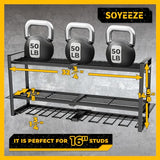 SOYEEZE Power Tool Organizer,8 Drill Holder Wall Mount,3 Layer Power Tool Storage Rack,Garage Utility Tool Rack & Hanger with Screwdriver SOYEEZE