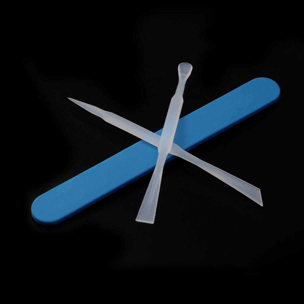 Meprotal 3pcs Silicone Stir Sticks Resin Silicone Stirring Rods, 5pcs Silicone Scoop, 5pcs Poke Needles for Mixing Resin, Facial Makeup, Jewelry Meprotal